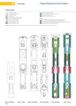 Costa Favolosa Deck Plans